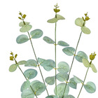 Planta Artificial Haste Eucalipto 8cm Verde Grillo