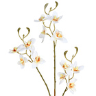 Planta Artificial Haste Flores 9cm Branco Grillo