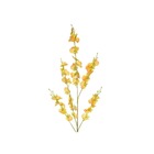 Planta Artificial Hastes Orquídea Dançante 95cm Amarelo Florarte