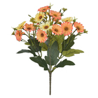 Planta Artificial Margarida Laranja e Amarela Florarte