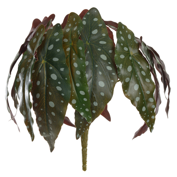 Planta Artificial Pendentes Begônia 26cm Verde Purpura Florarte