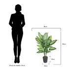 Planta Artificial Permanente Valence Comigo Ninguém Pode 90cm