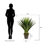 Planta Artificial Permanente Valence Sisal Agave  110cm