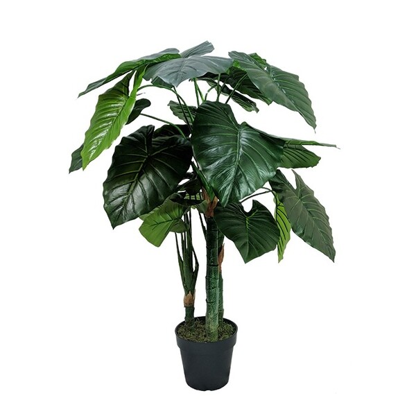 Planta Artificial Permanente Valence Taro Orelha De Elefante
