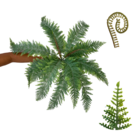 Planta Artificial Premium 2 Unidades Buquês Volumosos Para De