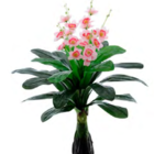 Planta Árvore Artificial Real Toque X21 Rosa 90cm