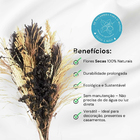 Planta Seca Buquê Inverno Preto 60cm Pense Flores