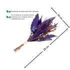 Planta Seca Buquê Mini Variado Roxo 25cm Pense Flores