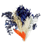 Planta Seca Buquê Outono Azul 55cm Pense Flores