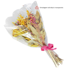Planta Seca Buquê Primavera Amarelo 60cm Pense Flores