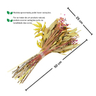 Planta Seca Buquê Primavera Amarelo 60cm Pense Flores