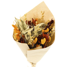 Planta Seca Buquê Variado Celosia Outono Artesanal
