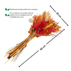Planta Seca Buquê Verão Laranja 55cm Pense Flores