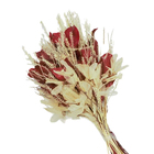 Planta Seca Buquê Vermelho 50cm Pense Flores