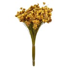 Planta Seca para Decoração Hortência Laranja 40cm Artesanal Teares