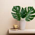 Plantas Artificiais Hastes Decorativas De Costela De Adão 8 U