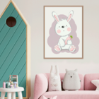 Plaquinha Decorativa Adesivada Coelho Baby