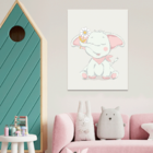 Plaquinha Decorativa Adesivada Elefante Baby