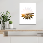 Plaquinha Decorativa Adesivada Girassol