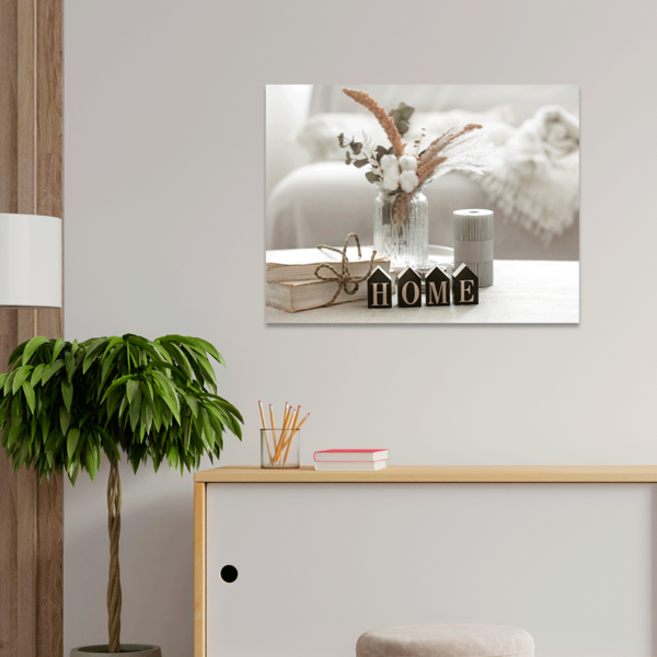 Plaquinha Decorativa Adesivada Home