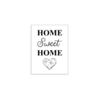 Plaquinha Decorativa Adesivada Home Sweet Home