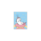Plaquinha Decorativa Adesivada Infantil Unicorn Cute