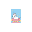 Plaquinha Decorativa Adesivada Infantil Unicorn Cute