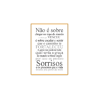 Plaquinha Decorativa Adesivada Não É Sobre