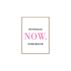 Plaquinha Decorativa Adesivada Now Pink