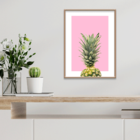 Plaquinha Decorativa Adesivada Pineapple