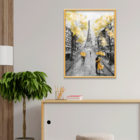 Plaquinha Decorativa Adesivada Pintura França