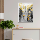 Plaquinha Decorativa Adesivada Pintura França