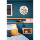 Plaquinha Decorativa Batman Em Mdf - Branco