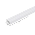 Plastilon Rígido em PVC Branco 2x3cm 4M Permatti