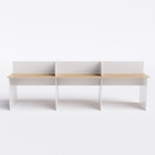 Plataforma De Trabalho 6 Lugares 270x120cm Legno Salinas Com