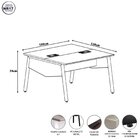 Plataforma De Trabalho Para 2 Pessoas Com Caixas De Tomadas I