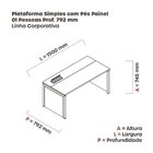 Plataforma Simples 150x792 Pscpp150/792/1 Pessoa Branco