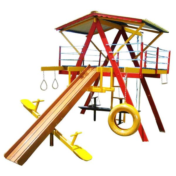 Playground De Madeira 12 Brinquedos Médio Mundo Da Criança