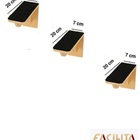 Playground Para Gatos Com 1 Casinha 1 Ponte 3 Degraus Mdf