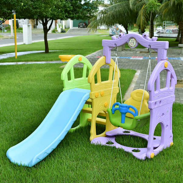 Playground parquinho infantil escorregador e balanço clearance
