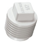 Plug Com Rosca Para Água Branco - Krona, Tamanho: 1/2"
