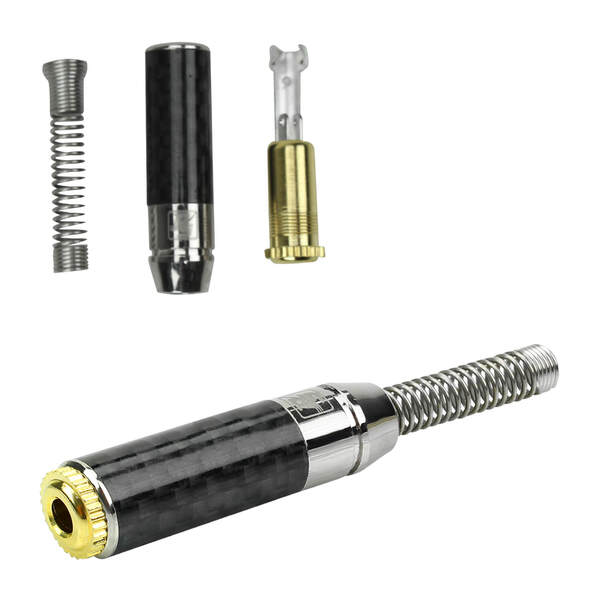 Plug Conector Jack P2 J2 Fêmea Estéreo Profissional