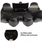 Plug Joystick Controle Sem Fio com Adaptador PS 2 Preto