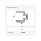 Plug Krona Roscável 3/4 - Embalagem Com 50 Unidades