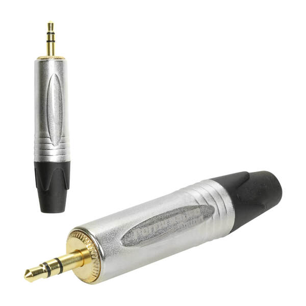 Plug P2 Soft Estéreo Metal Ponta Gold, Prata, Pix