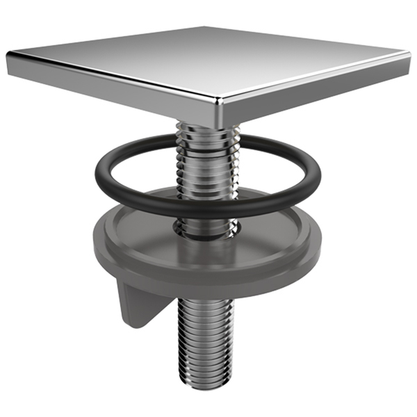 Plug para Lavatório e Bidê Quadrado Metal Fani