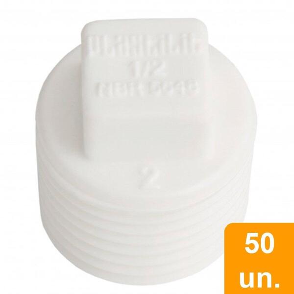 Plug Roscável Plastilit 3/4 Embalagem Com 50 Unidades