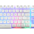 Plug Teclado Gamer Com Fio Evus Candy Tc-10w Rgb Branco