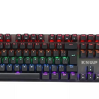 Plug Teclado Gamer Knup TM010 Rgb Semi Mecanico Preto