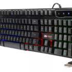 Plug Teclado Gamer Led Rgb Semi Mecânico Knup Kp-2043